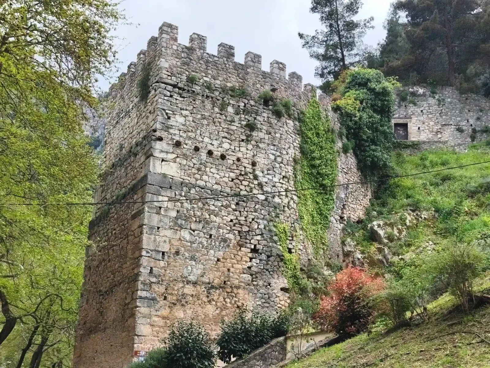 The medieval castle of Livadia
