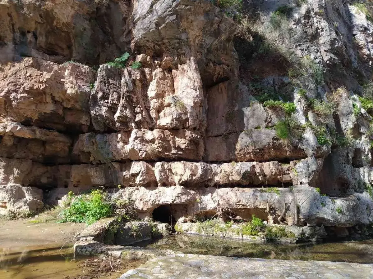 Rock-cut features in Krya, Livadia