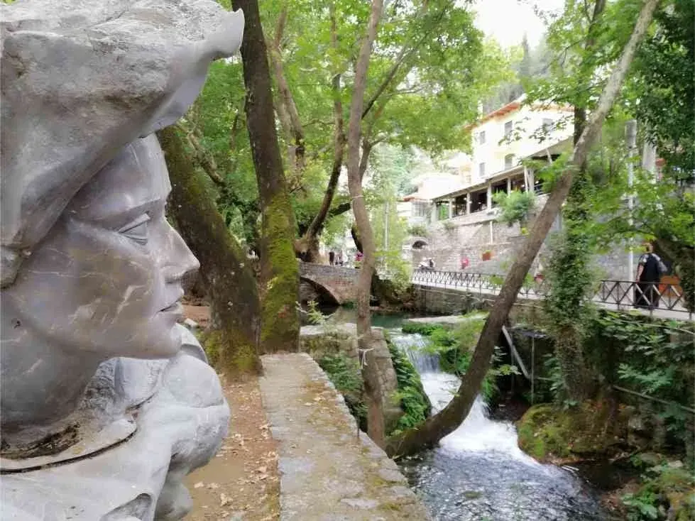 The Erkina statue in Krya, Livadia
