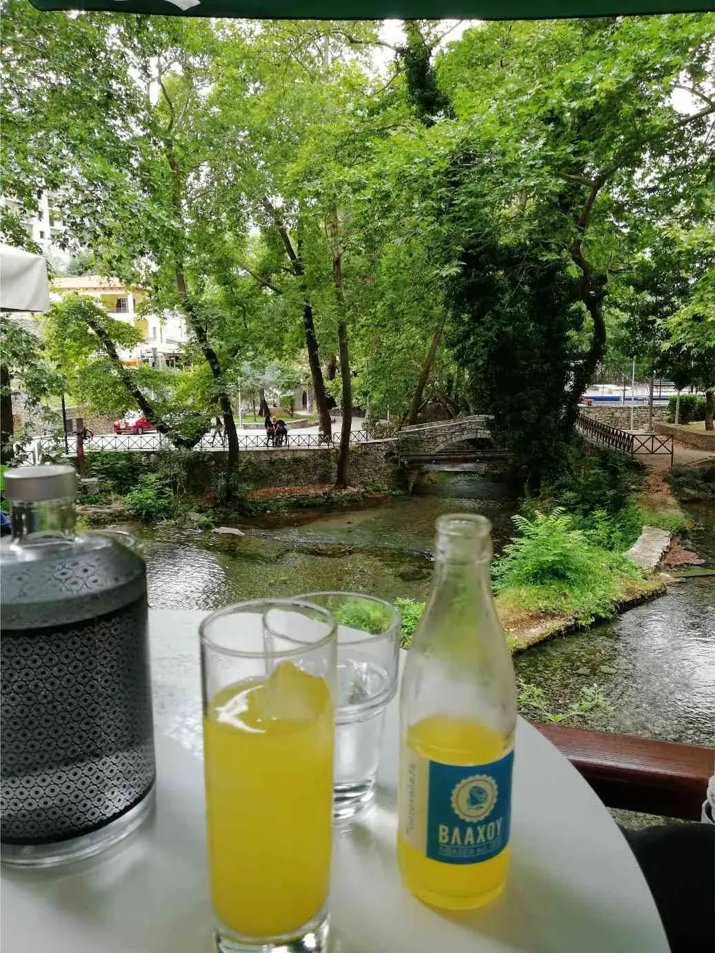 A drink beside the water in Krya