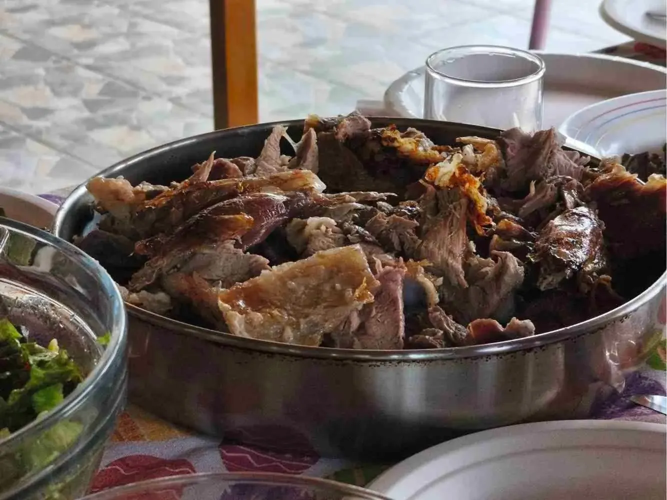 Roast lamb in Livadia
