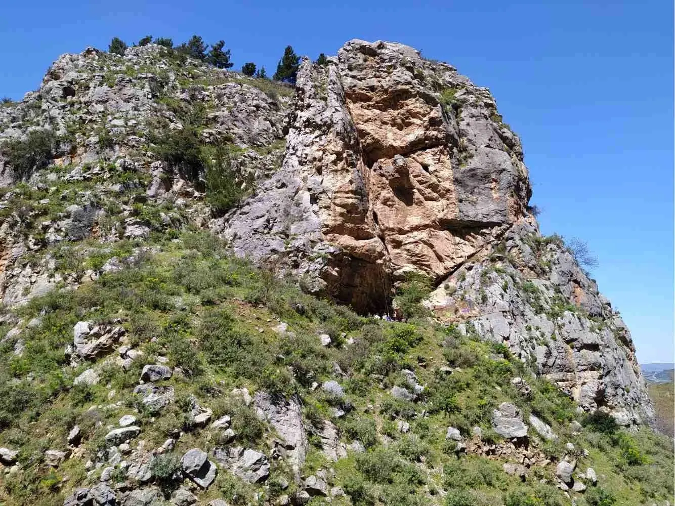 Rock faces above Livadia