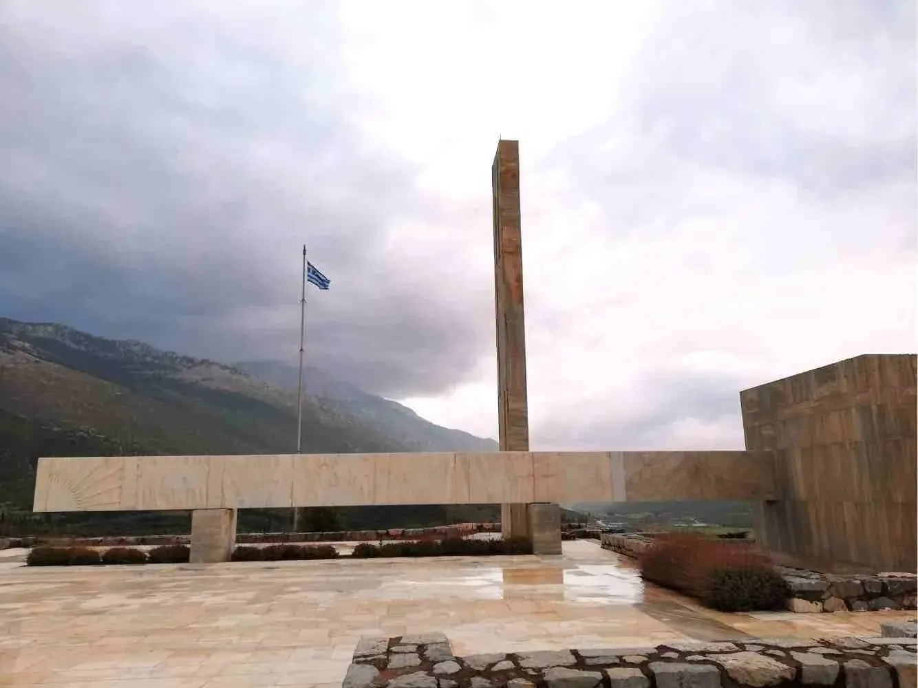 The memorial at Distomo