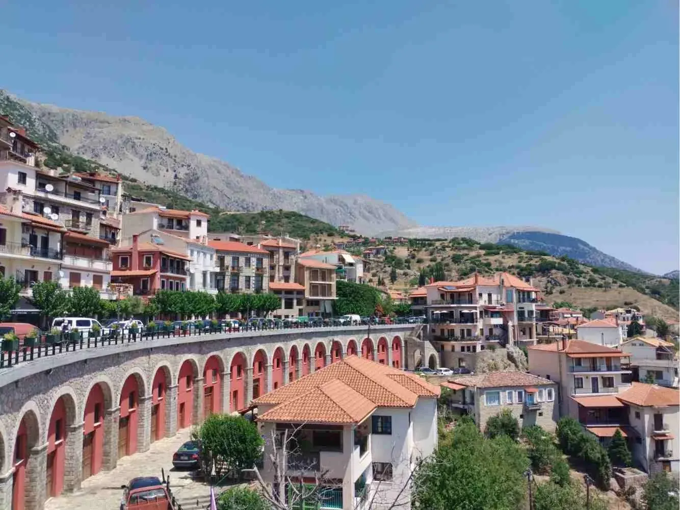Arachova on the route towards Delphi