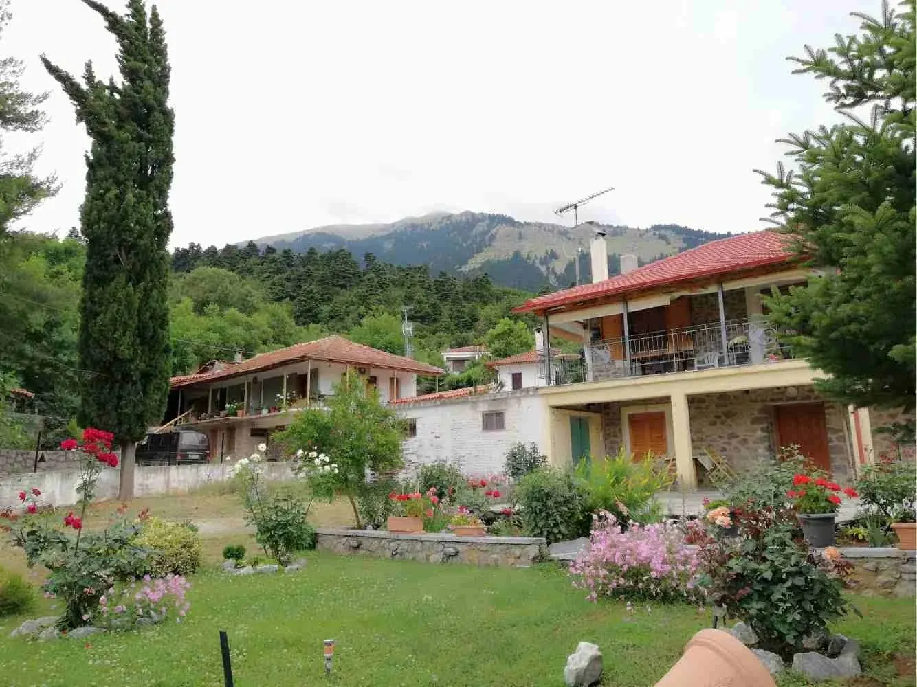 Houses in Agia Anna, Boeotia