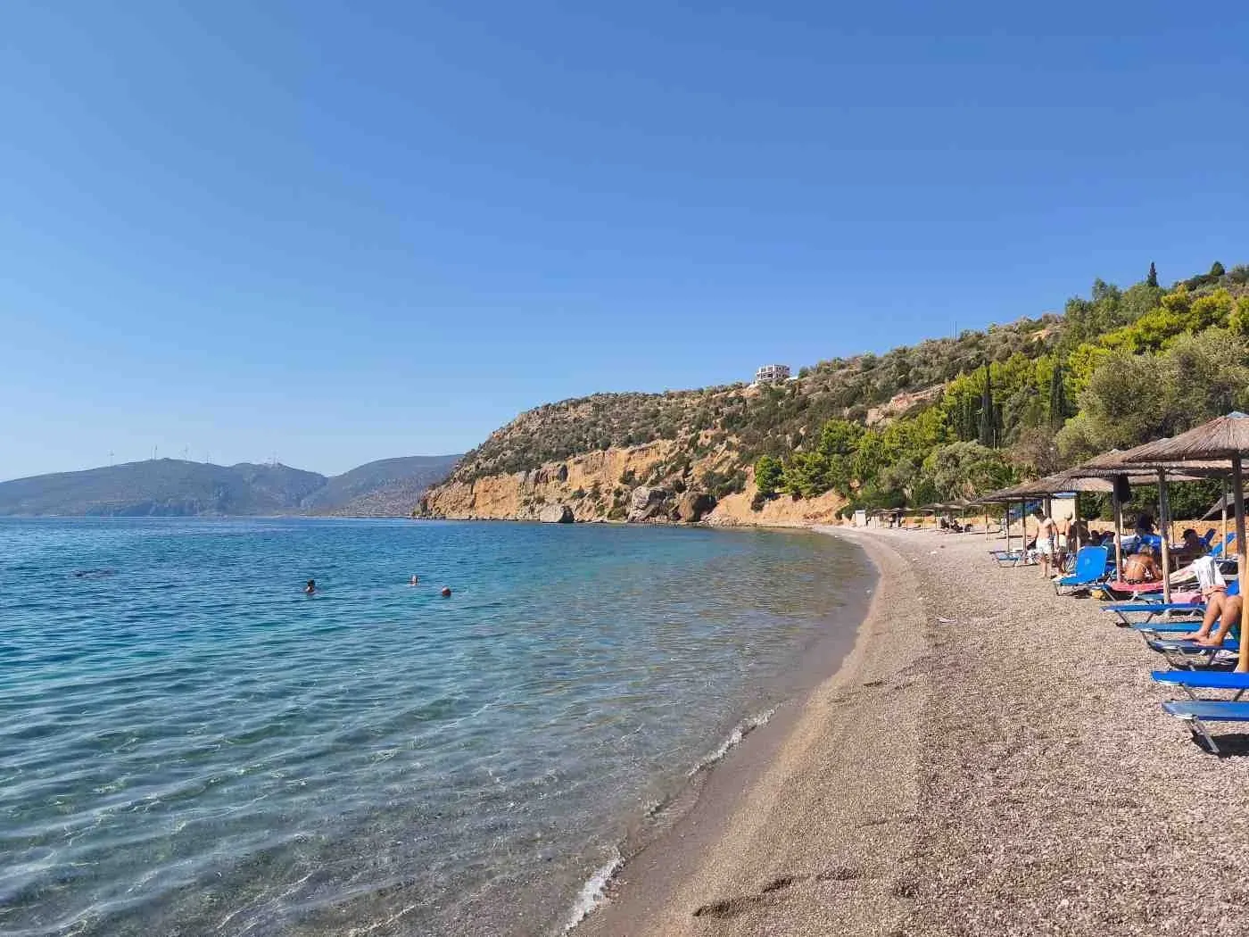 Agios Isidoros Beach near Antikyra