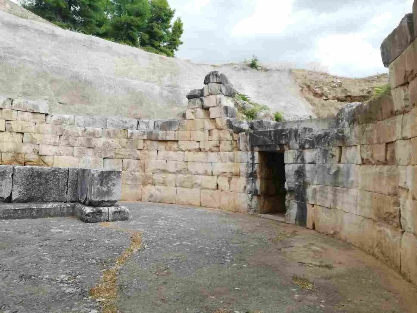 The entrance to the Tomb of Minyas in Orchomenos